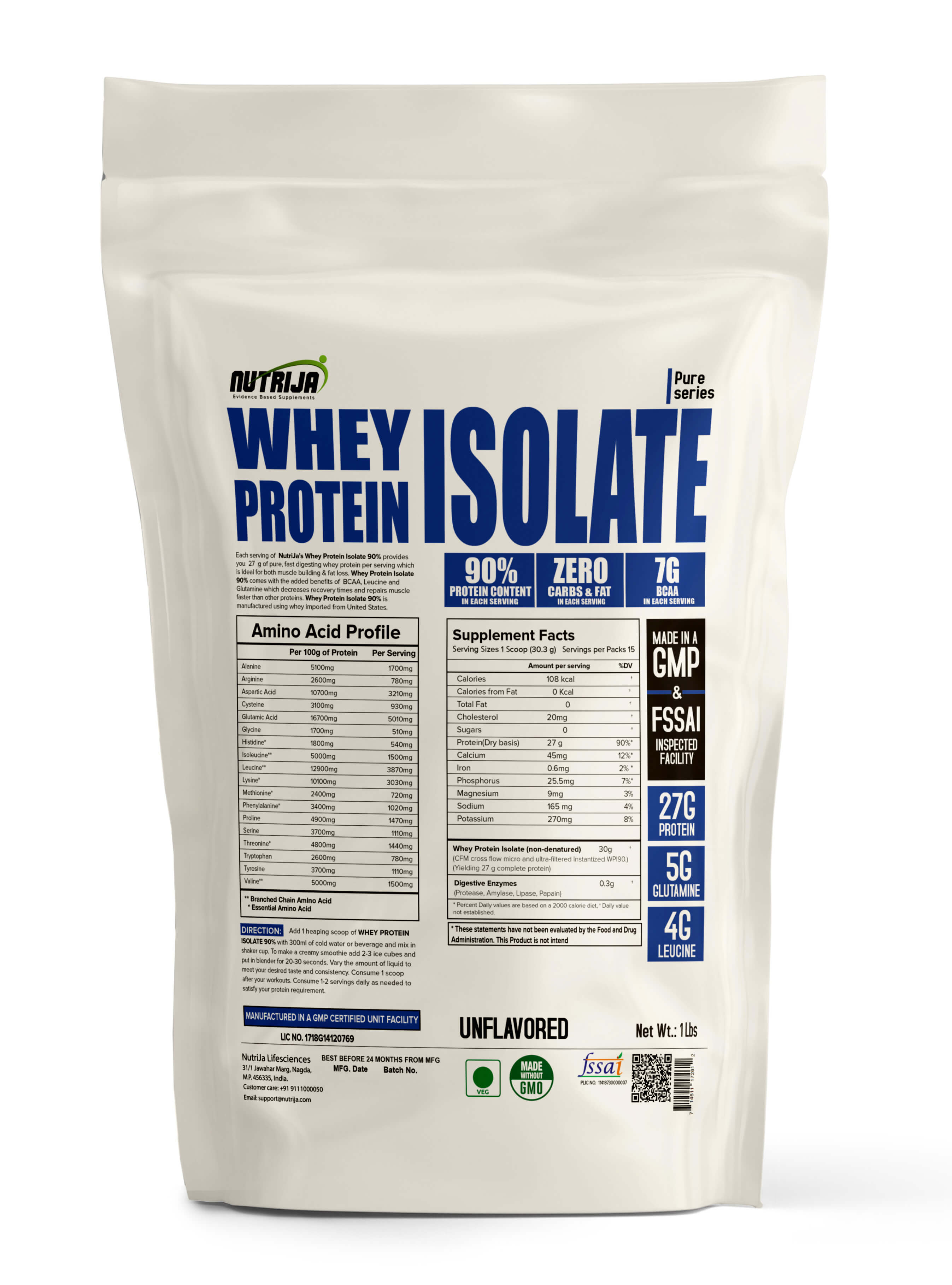 Whey Protein Isolate 90%